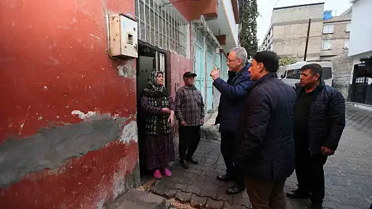 Gaziantep'te yoğun yağışın ardından su baskını olan evlere destek