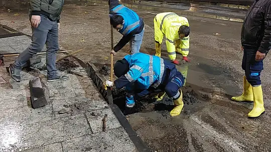 Gaziantep'te yoğun yağışın sebep olduğu olumsuzluklar giderildi