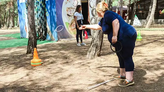 Gaziantep'te zayıflamak isteyen kişiler soluğu obezite kampında alıyor