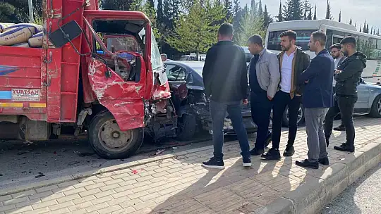 Gaziantep'te zincirleme trafik kazası: 1 yaralı