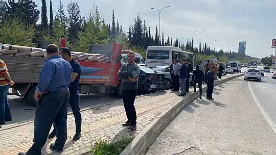 Gaziantep'te zincirleme trafik kazası: 1 yaralı