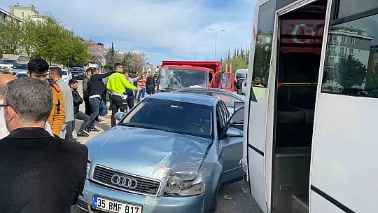 Gaziantep'te zincirleme trafik kazası: 1 yaralı