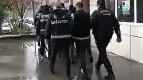 Gaziantep'teki 'girdap' operasyonunda 7 şüpheli tutuklandı