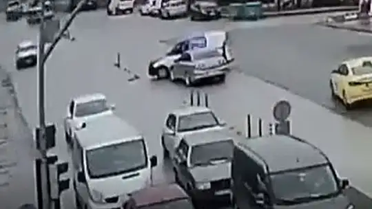 Gaziantep'teki 21 ayrı trafik kazası kameralarda