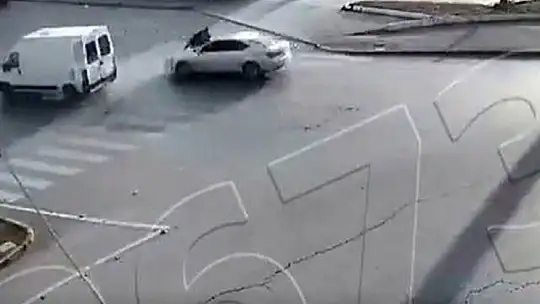 Gaziantep'teki 21 ayrı trafik kazası kameralarda