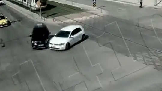 Gaziantep'teki feci trafik kazaları kameralara yansıdı