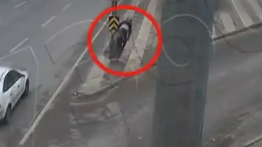 Gaziantep'teki feci trafik kazaları KGYS kameralarında