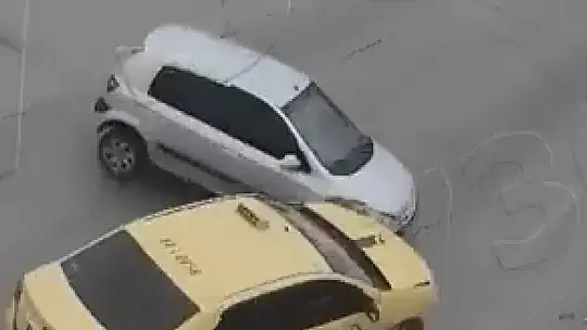 Gaziantep'teki feci trafik kazaları KGYS kameralarında