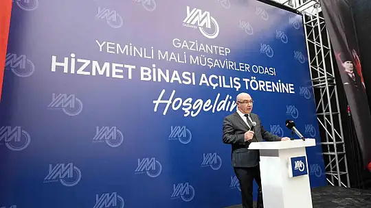 Gaziantep yeminli mali müşavirler odası yeni binası hizmete açıldı
