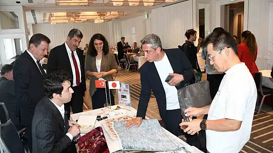 Gaziantepli halıcılar Japonya temaslarına Osaka'da başladı