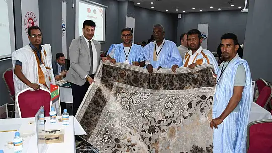 Gaziantepli Halıcılara Moritanya'da büyük ilgi