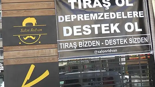 Gaziantepli kuaför bir haftalık kazancını depremzedelere bağışlayacak