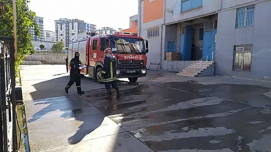 Gıda ve sanayi fabrikasında korkutan yangın