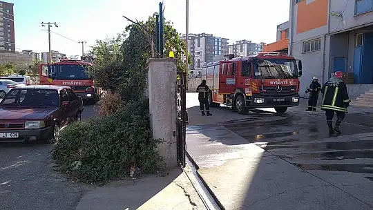 Gıda ve sanayi fabrikasında korkutan yangın