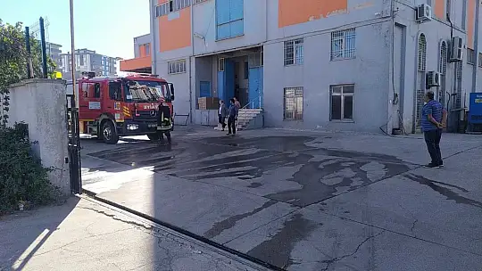 Gıda ve sanayi fabrikasında korkutan yangın