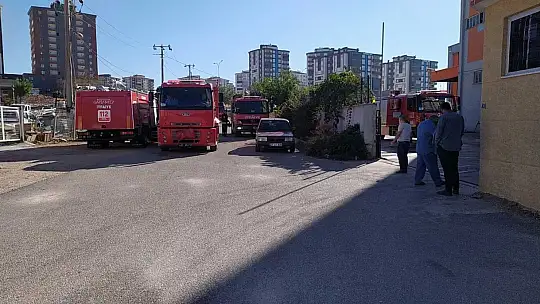 Gıda ve sanayi fabrikasında korkutan yangın