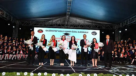 GKV Özel İlkokulu 60. yıl mezunlarını uğurladı