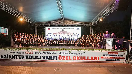 GKV Özel Liseleri 60. yıl mezunlarını uğurladı