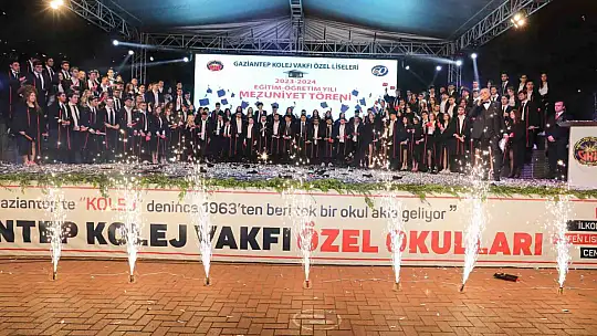 GKV Özel Liseleri 60. yıl mezunlarını uğurladı