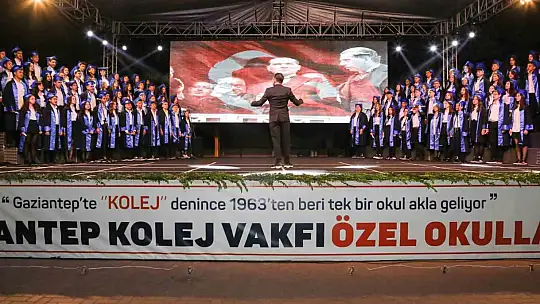 GKV Özel Ortaokulu 60. Yıl mezunlarını uğurladı