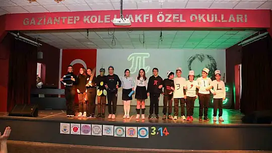 GKV Özel Ortaokulu'nda Pi temalı kostüm tasarlama yarışması