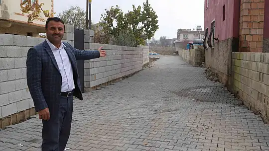 Göksüncük ve Yalangöz mahallelerine kilitli parke taşı