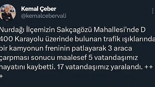 Görgü tanığı kaza anlarını anlattı, kazanın ardından kapanan yol tekrar trafiğe açıldı