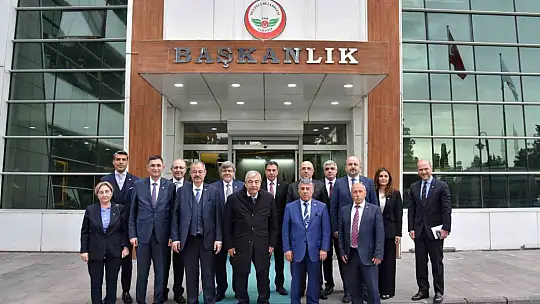 GSO heyetinden belediye başkanlarına hayırlı olsun ziyaretleri