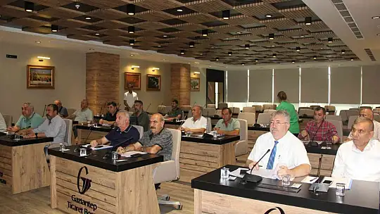 GTB ağustos ayı meclis toplantısı gerçekleştirildi