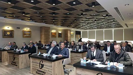GTB'de yılın ilk meclis toplantısı