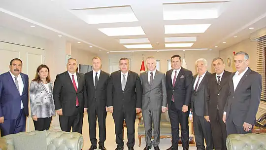 GTB'den Vali Gül ve Başkan Şahin'e ziyaret