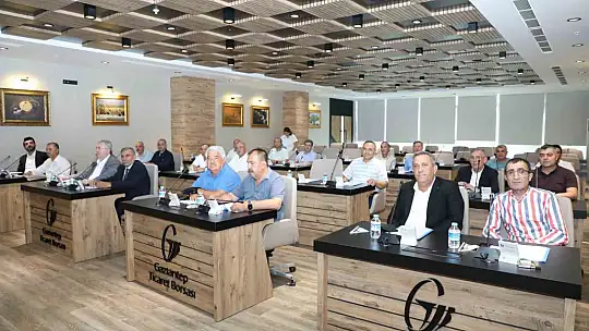 GTB haziran ayı meclis toplantısı yapıldı