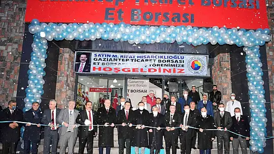 GTB yeni hizmet binası ve et borsası törenle hizmete açıldı
