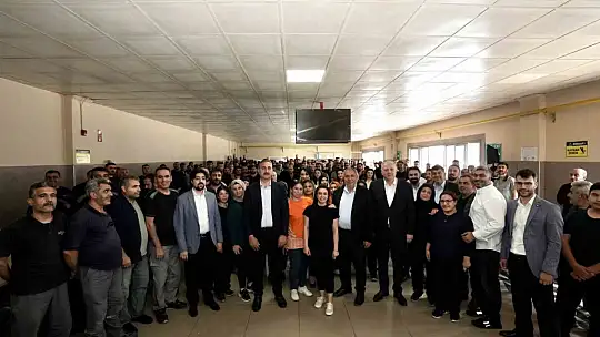 Gül ile Fadıloğlu, işçileri ve esnafla bir araya gelerek sorunlarını dinledi