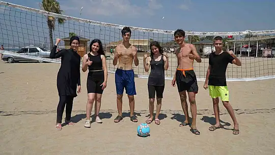Günübirlik deniz kampı büyük ilgi görüyor