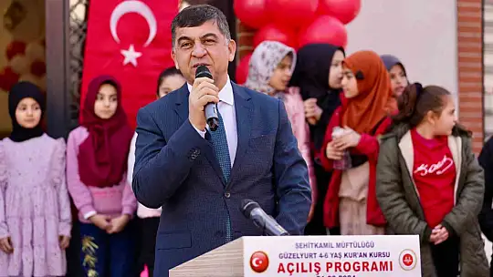 Güzelyurt Mahallesi 4-6 yaş Kur'an Kursu yoğun katılımla açıldı