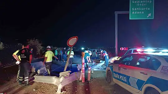 Hafif ticari araç güvenlik görevlilerinin bulunduğu kulübeye çarptı: 1 ölü, 3 yaralı