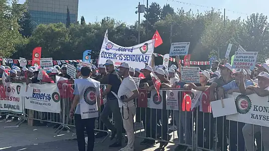 HAK-İŞ Gaziantep'te miting düzenledi