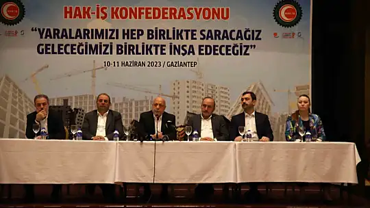 HAK-İŞ Sendikası'ndan deprem bölgesine 260 milyon TL'lik destek