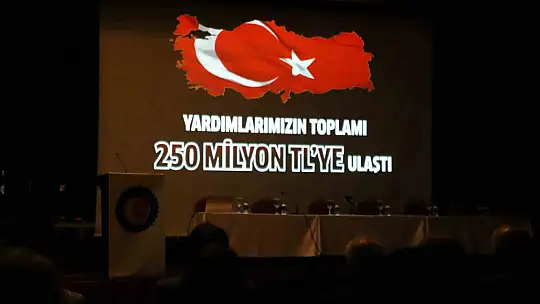 HAK-İŞ Sendikası'ndan deprem bölgesine 260 milyon TL'lik destek