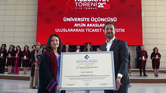 Hasan Kalyoncu Üniversitesi bin 578 öğrencisini mezun etmenin gururunu yaşadı