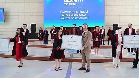 Hasan Kalyoncu Üniversitesi bin 707 öğrencisini mezun etmenin gururunu yaşadı