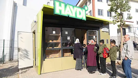 HAYDİ büfeleri, 45 günde 1 milyon ekmek satışına ulaştı