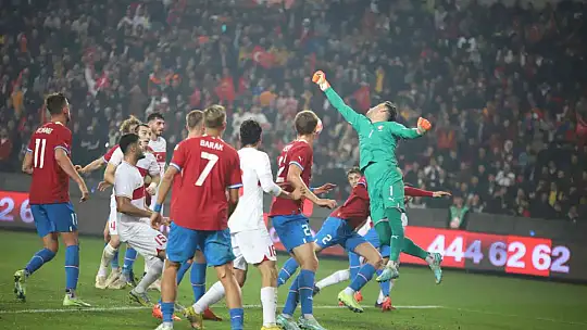 Hazırlık maçı: Türkiye: 1 - Çekya: 0 (İlk yarı)