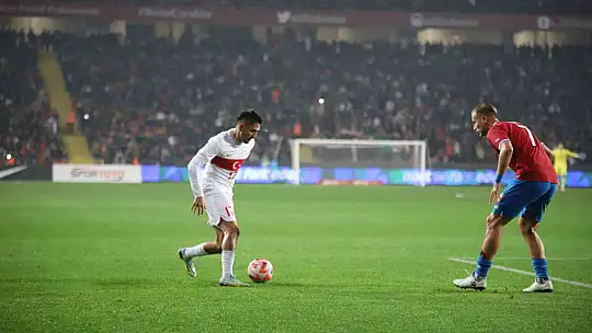 Hazırlık maçı: Türkiye: 1 - Çekya: 0 (İlk yarı)