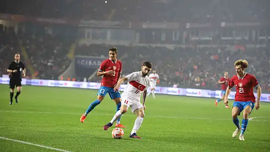 Hazırlık maçı: Türkiye: 1 - Çekya: 0 (İlk yarı)