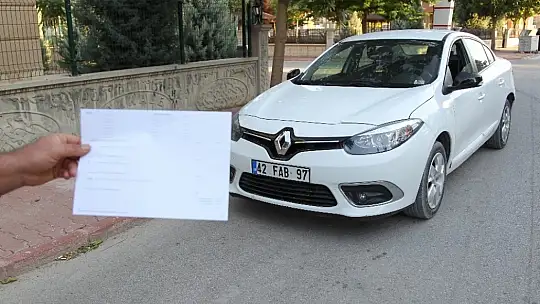 Aynı yoldan geçerken 9 kez trafik cezası yedi