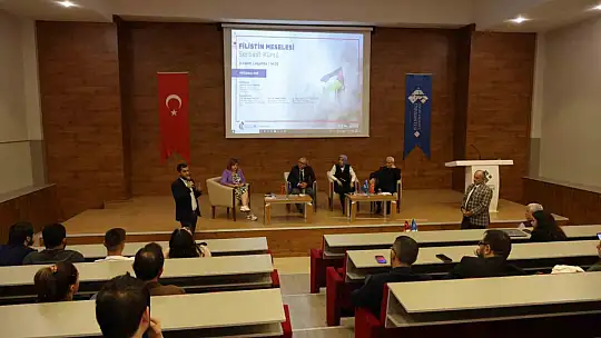 HKÜ'de 'Filistin Meselesi' paneli gerçekleştirildi