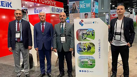 HKÜ dünyanın en büyük uluslararası yükseköğretim fuarı NAFSA'da