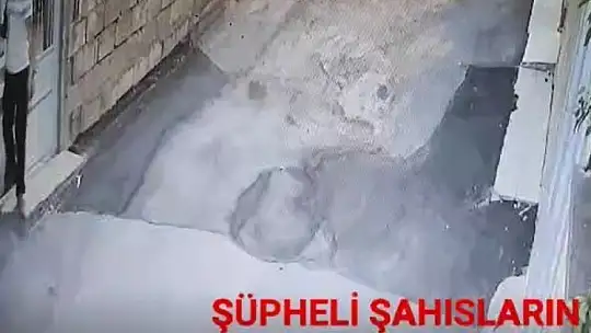 Gaziantep'te hırsızlık anları güvenlik kamerasında